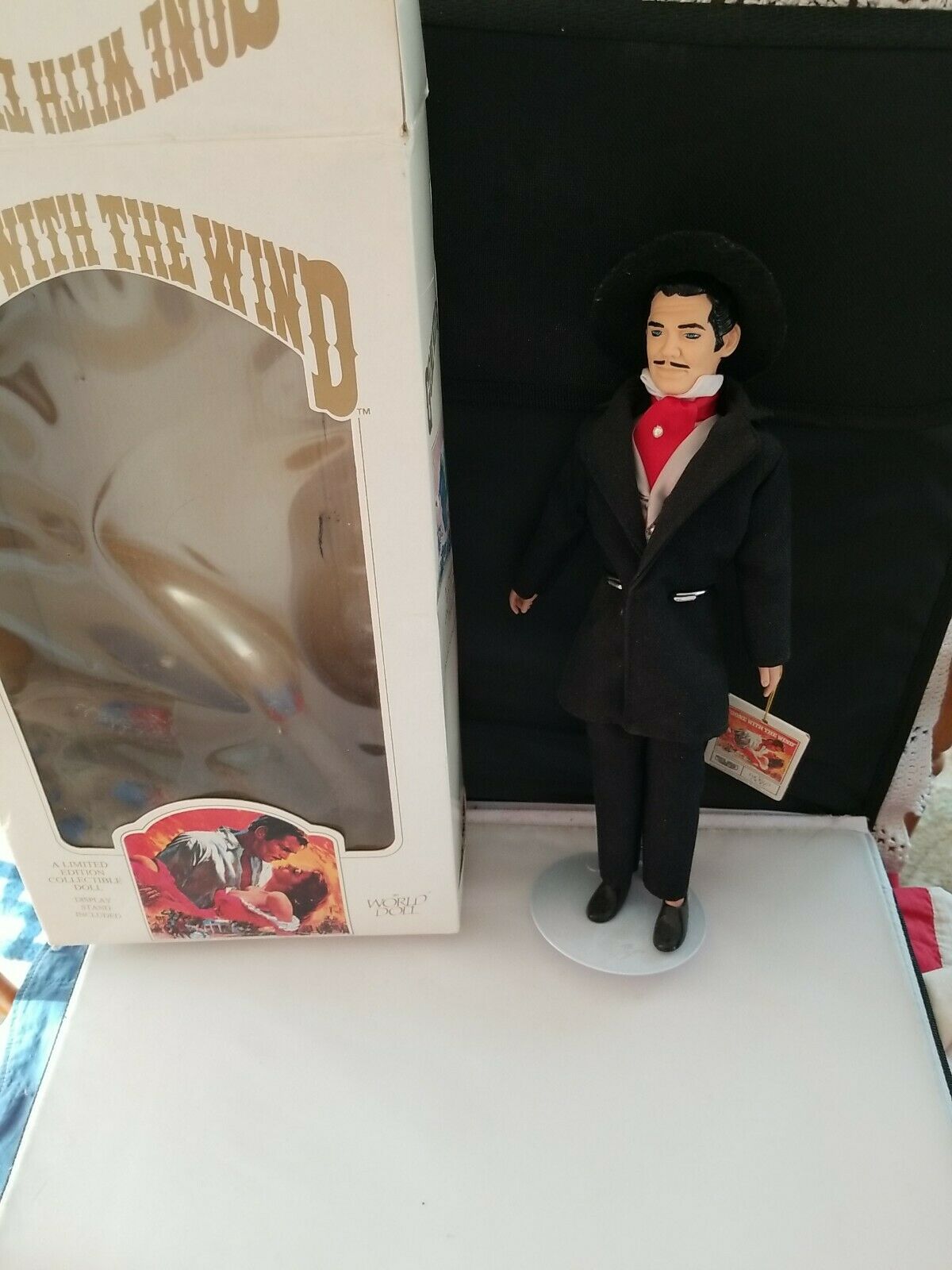 World Doll Gone With The Wind Deluxe Ed Collectible Doll Rhett Butler Black Suit
