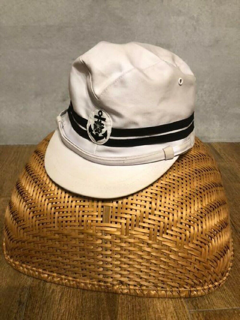 Rare! Navy Type Abbreviation Hat Former Japanese Marine Corps World War Ii
