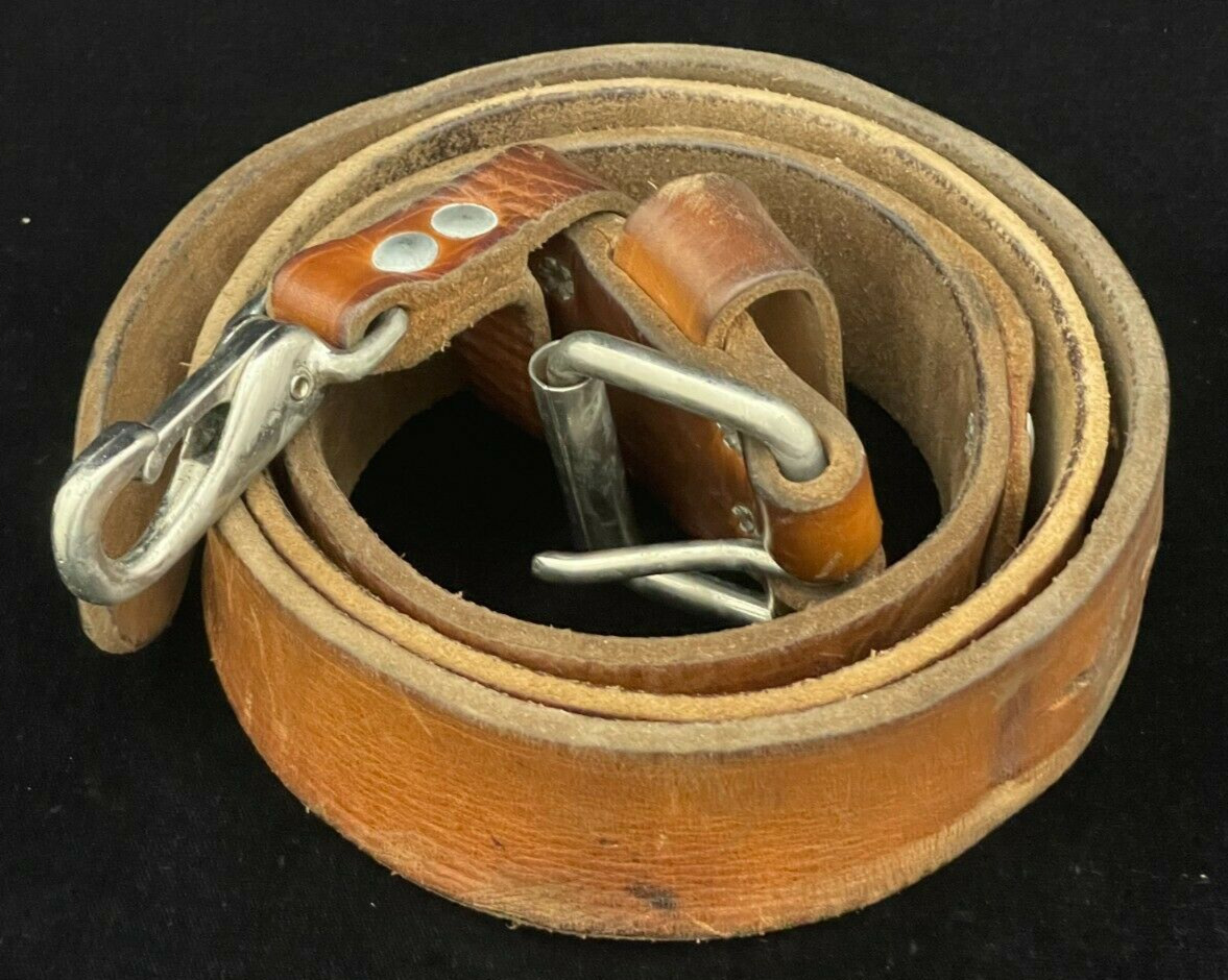 Bashlin 628-42 Leather Electrician/roofer Belt With Hammer Loop And Clip