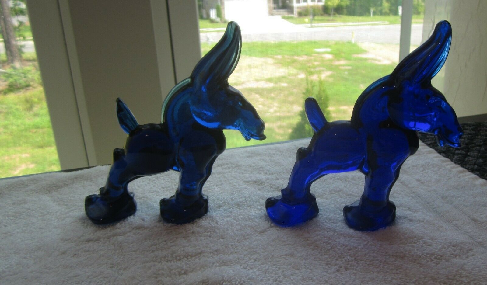 Heisey Glass Mold By Imperial And Mosser Blue Donkeys