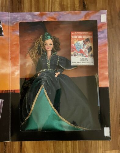 1994 Mattel Barbie Scarlett O'hara Gone With The Wind Hollywood Collection Green