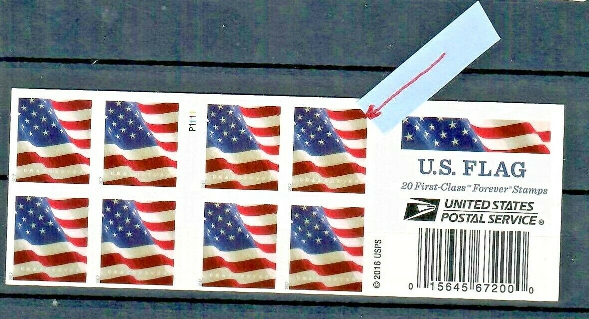Counterfeit #5161 Booklet, Not Valid For Postage, Microprinted In Wrong Place