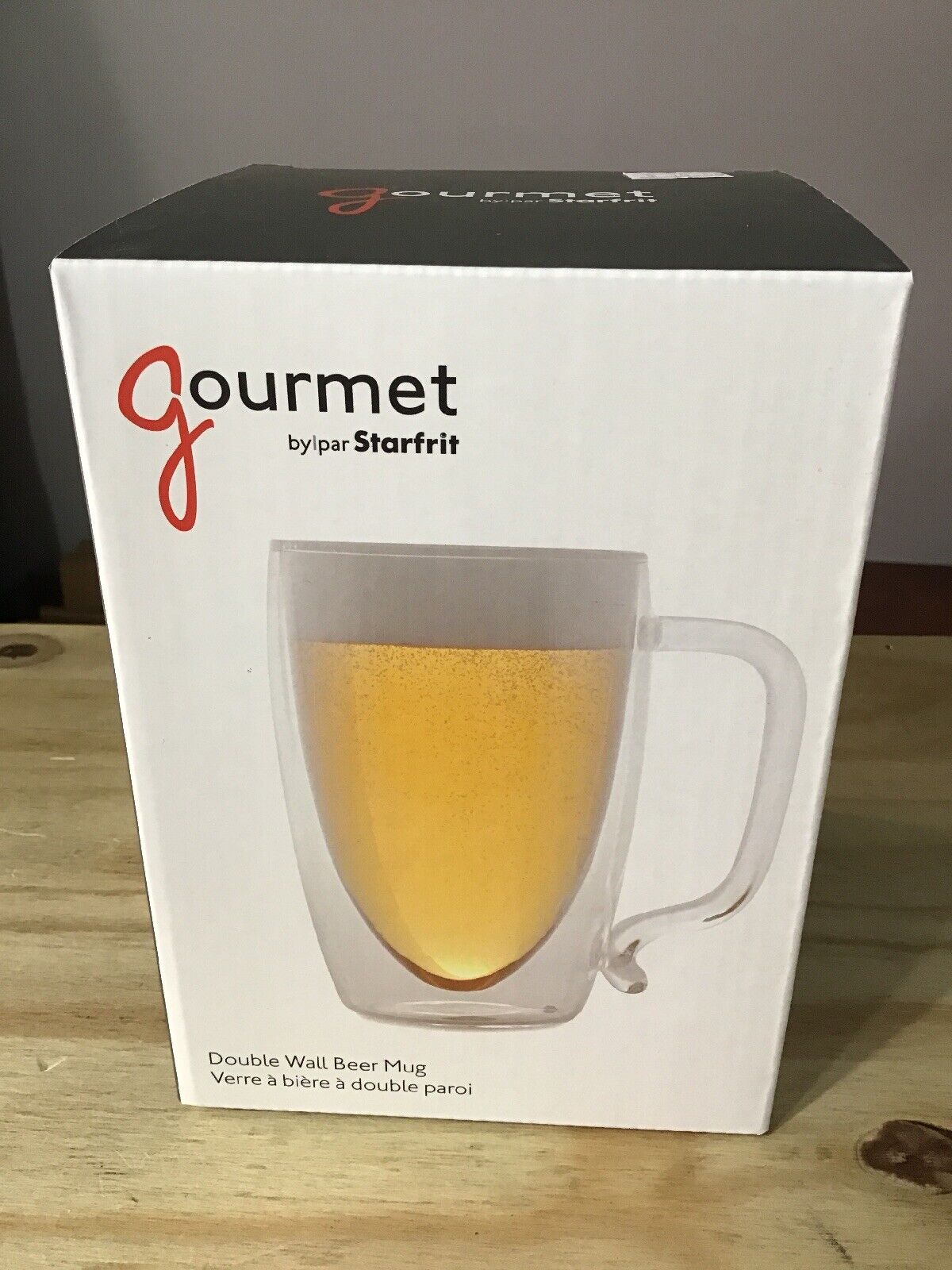 Starfrit(r) 080061-006-0000 Starfrit(r) 17-ounce Double-wall Glass Beer Mug