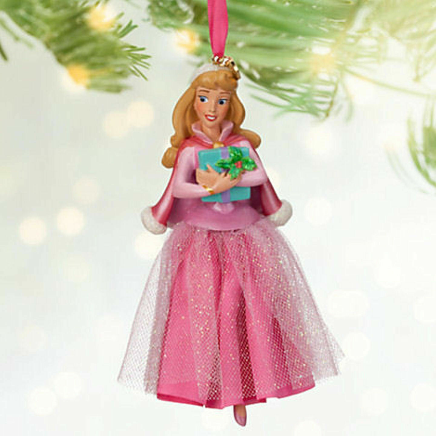 2013 Disney Store Princess Aurora Sleeping Beauty Sketchbook Christmas Ornament