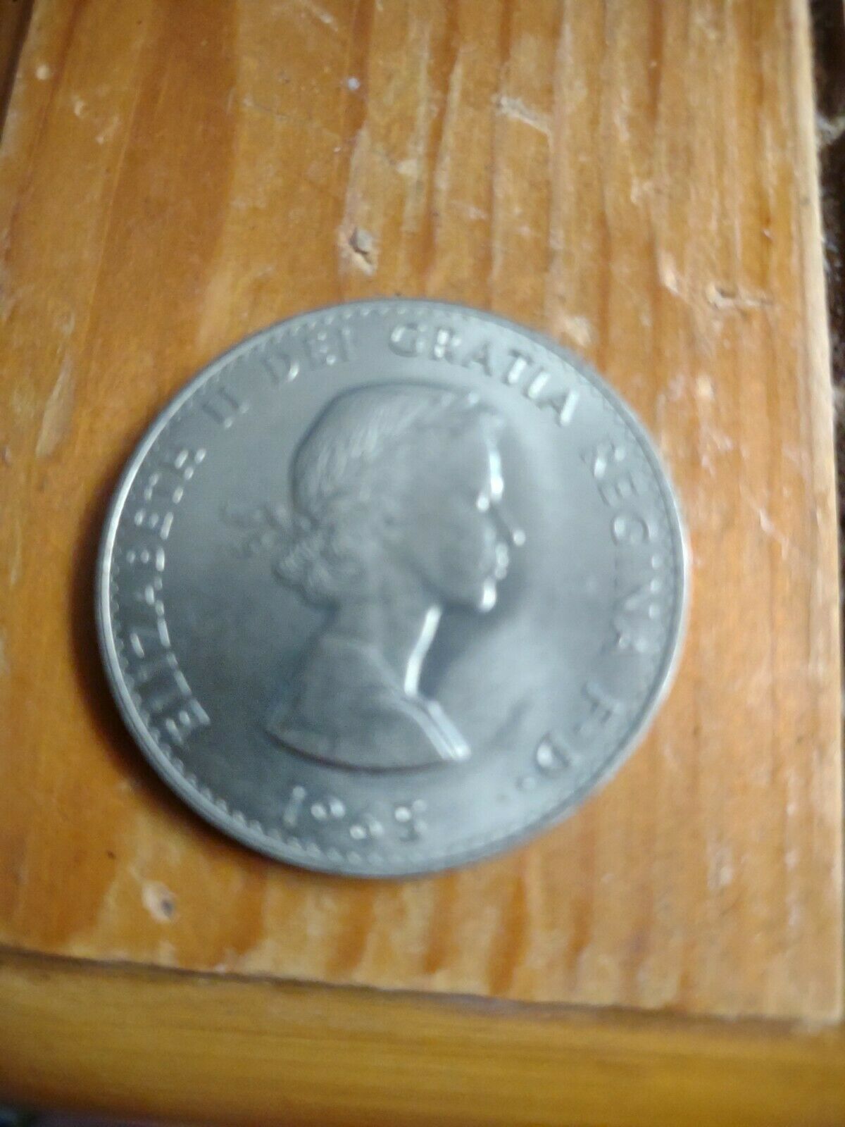 1965 Elizabeth Ii Dei Gratia Regina F.d. Churchill Coin!  Ww147xcx