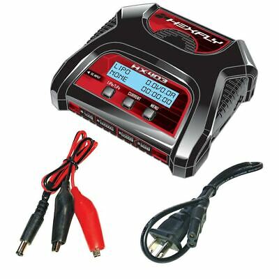 Redcat Racing Hexfly Hx-403 Dual Port 2s, 3s, 4s Ac/dc Lipo Life Battery Charger
