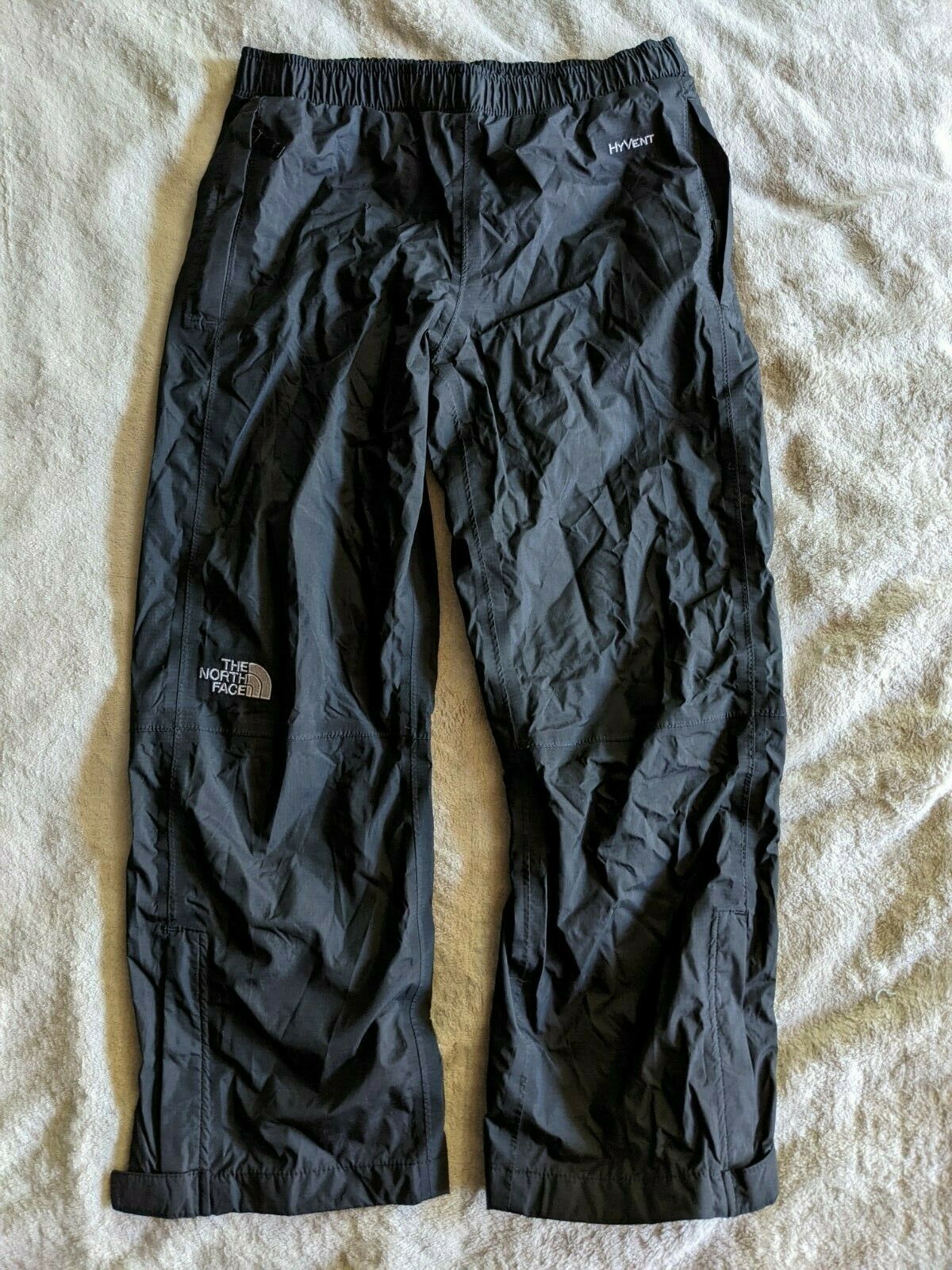 The North Face - Hyvent Shell Pants Snow Rain Boys Medium 10-12 Black