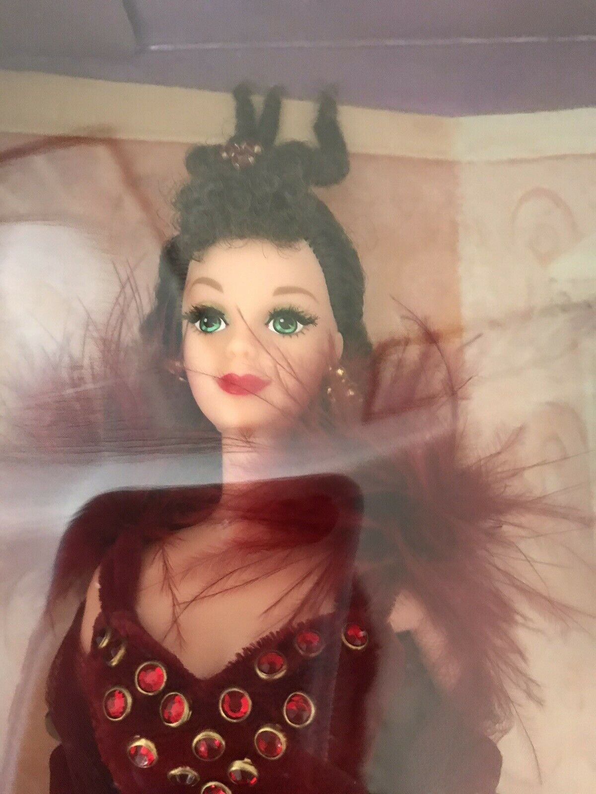 Mattel Hollywood Legends Barbie Scarlett Red Dress Nrfb