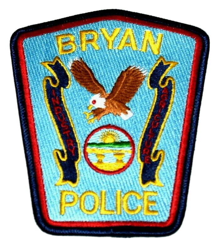Bryan Ohio Oh Sheriff Police Patch State Seal Soaring Eagle