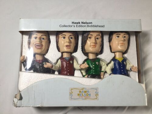 Hawk Nelson Collectors Edition Bobbleheads New In Open Damaged Box