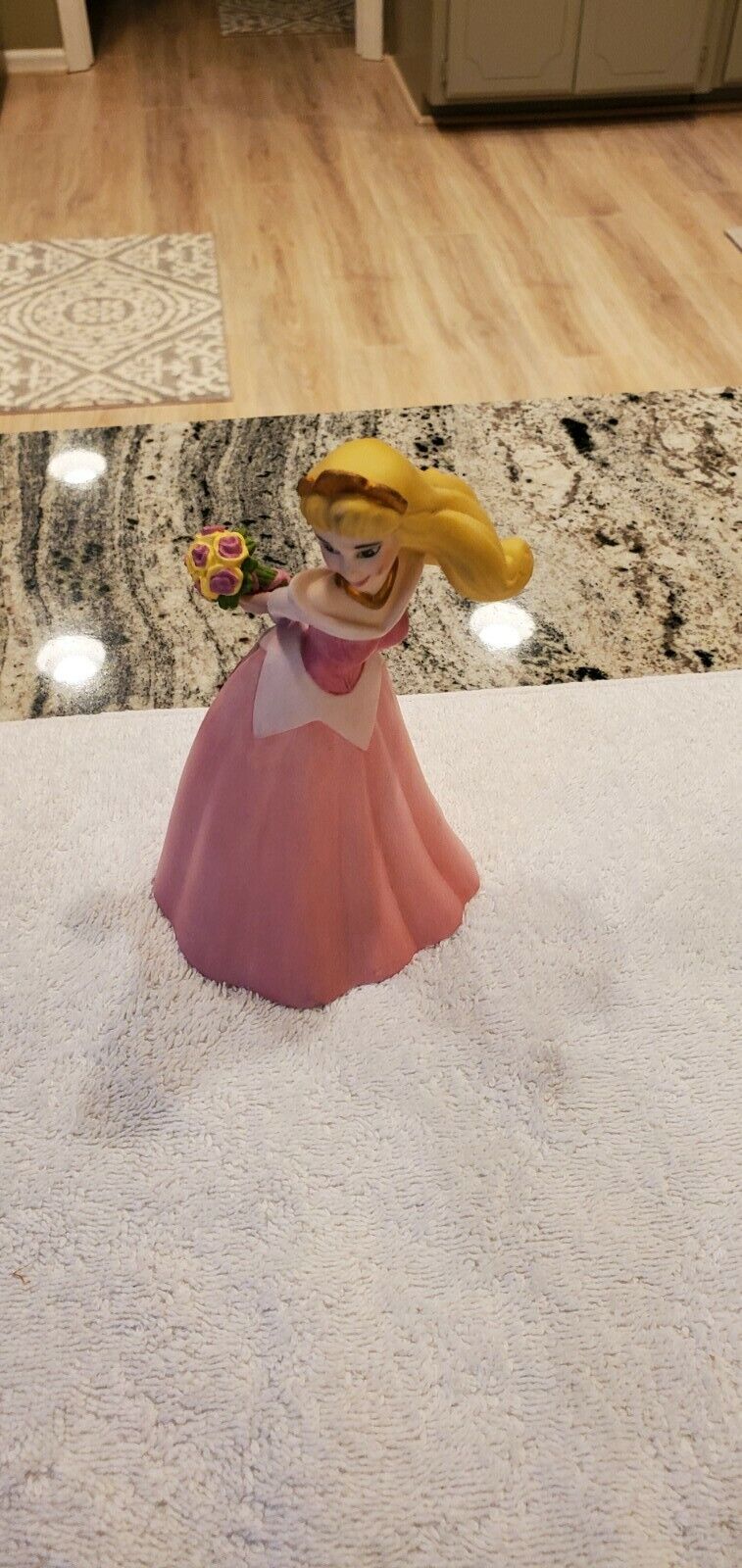 Disney Store Bisque Porcelain Bell - Aurora Princess Figurine 6"