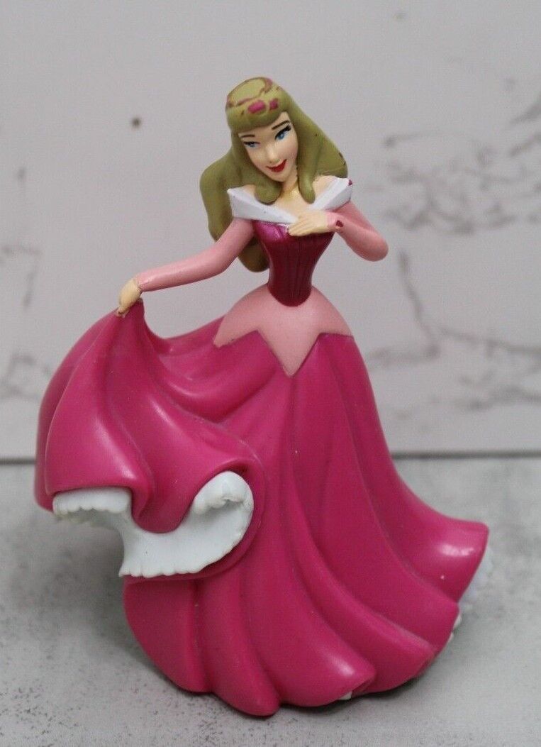 Disney Princess Sleeping Beauty Aurora 3.5" Pink Pvc Figure Cake Topper