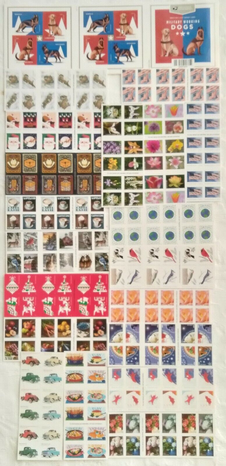 Scott# 5101-5659 2016-2022 Assorted Self-adh Booklet 20 Forever Stamps Lot Of 20