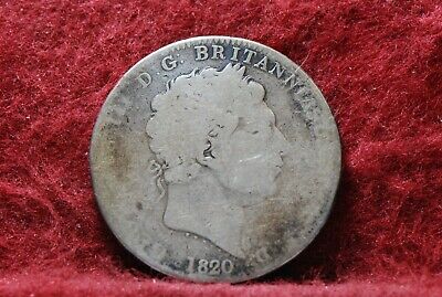 Great Britain, 1820 Crown, Km675, Silver, .8409, Good, Nr,                  8-4