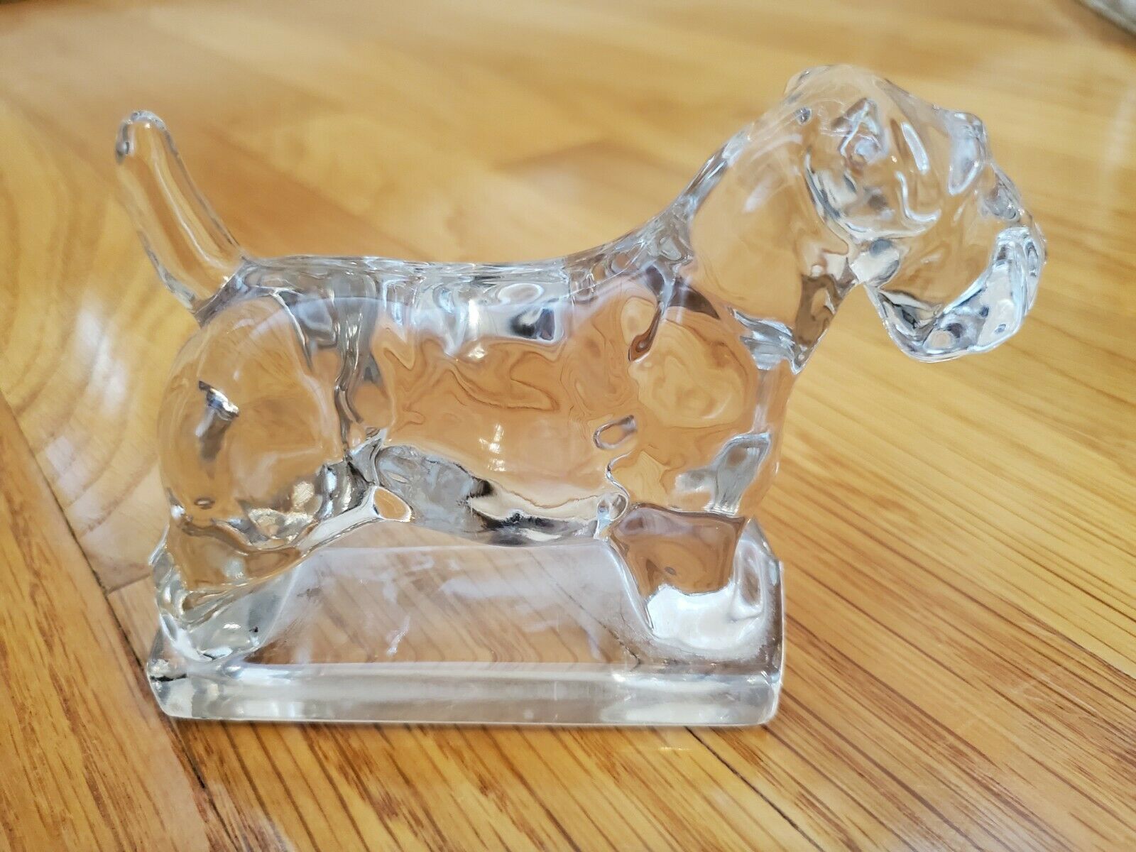 Vtg Glass Sealyham Scottish Terrier Dog Figurine - Imperial? Heisey?