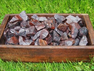 1000 Carat Lots Of Unsearched Natural Hematite Rough + A Free Faceted Gemstone