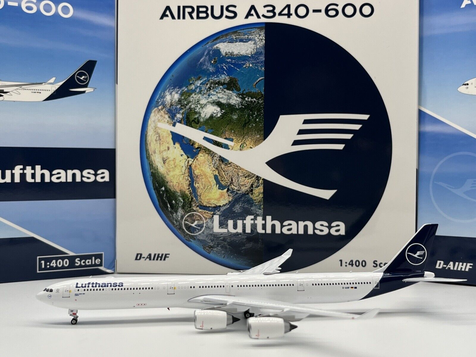 Lufthansa Airbus 340-600 Phoenix 04484 Reg: D-aihf 1:400 Scale Diecast Models