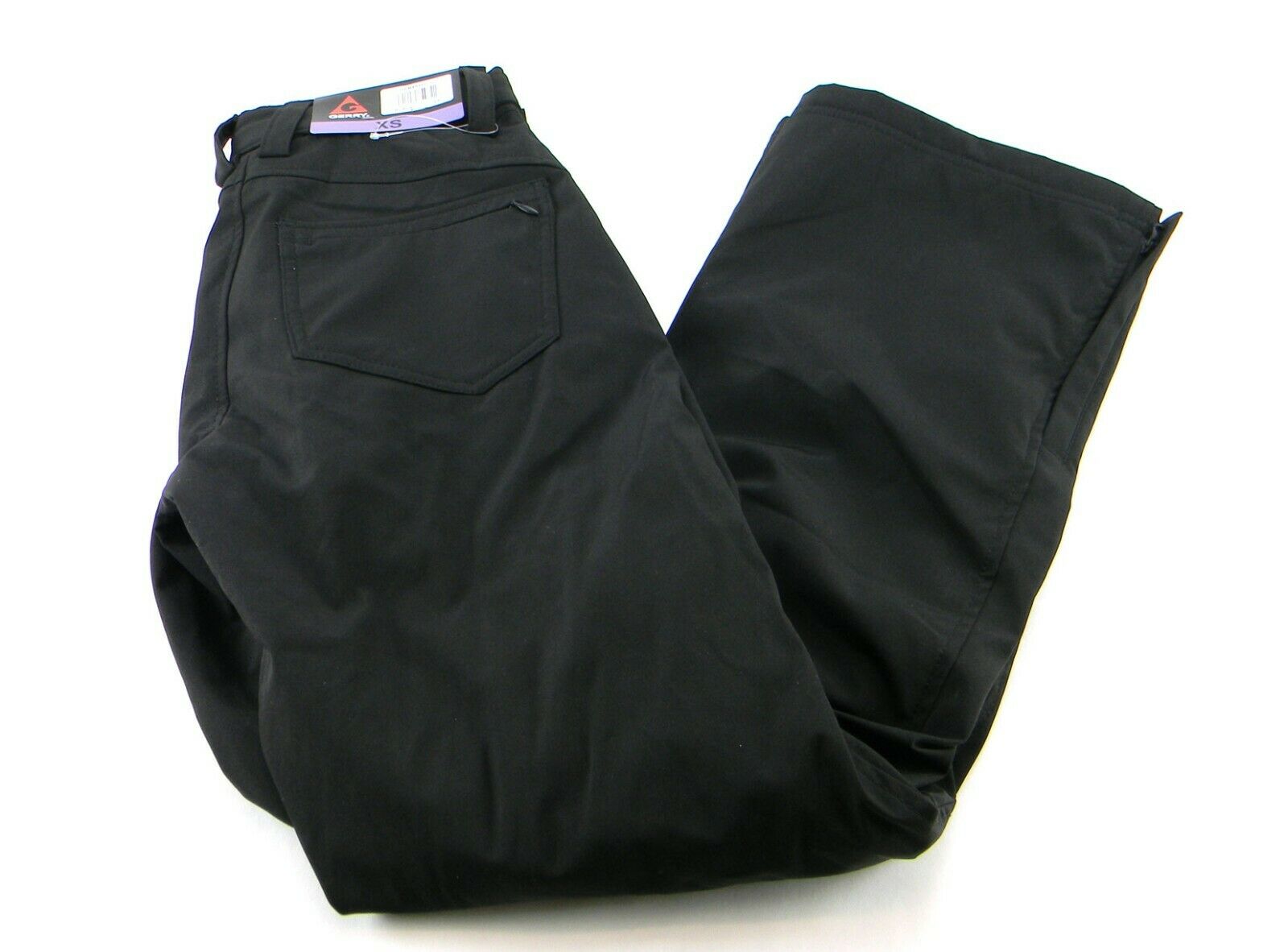 Gerry Women's 4-way Stretch Water Resistant Lined Snow Pants Size Xs Black