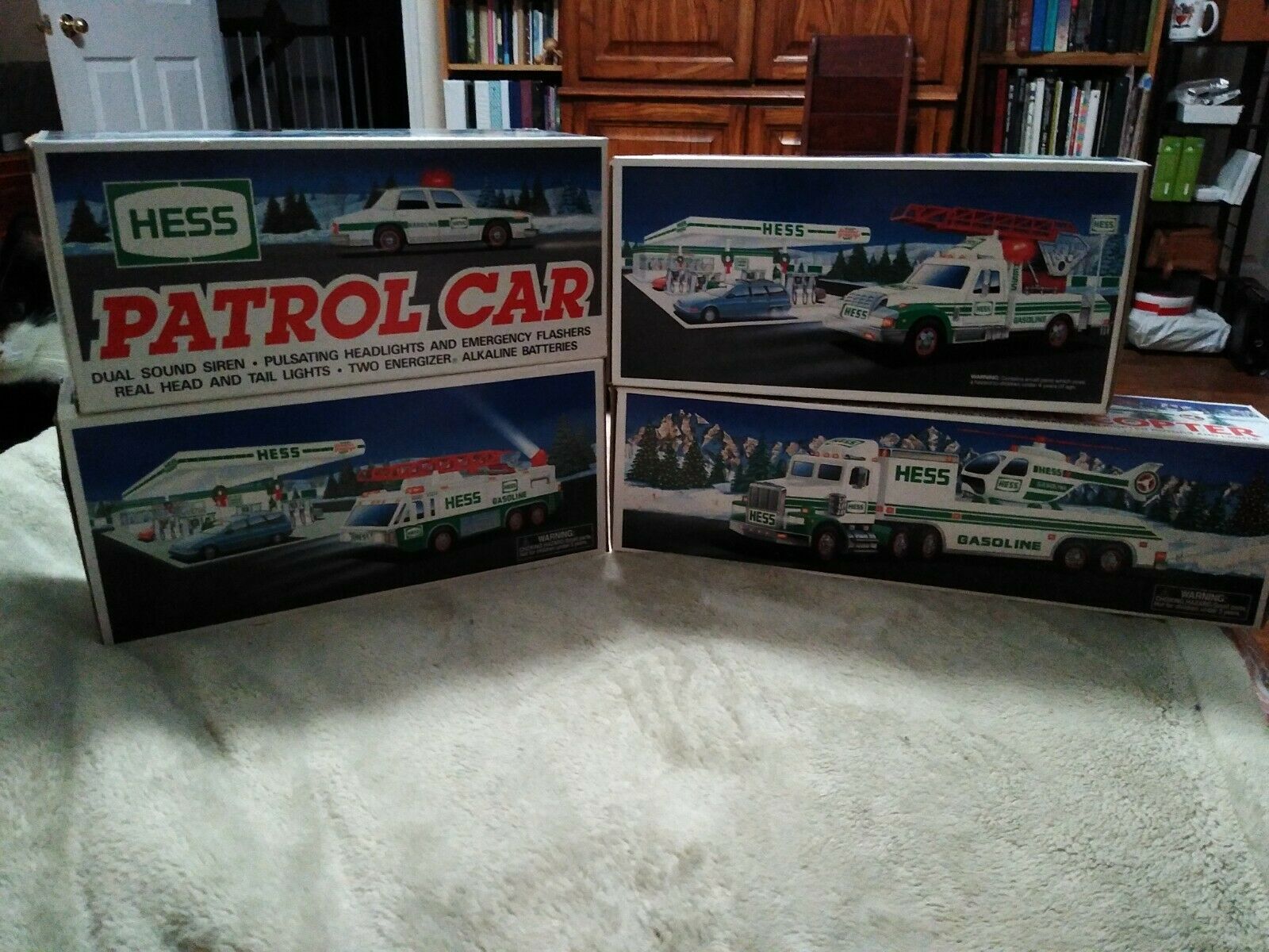 Hess Truck Lot 1993 1994 1995 1996 Holiday Patrol Rescue Helicopter