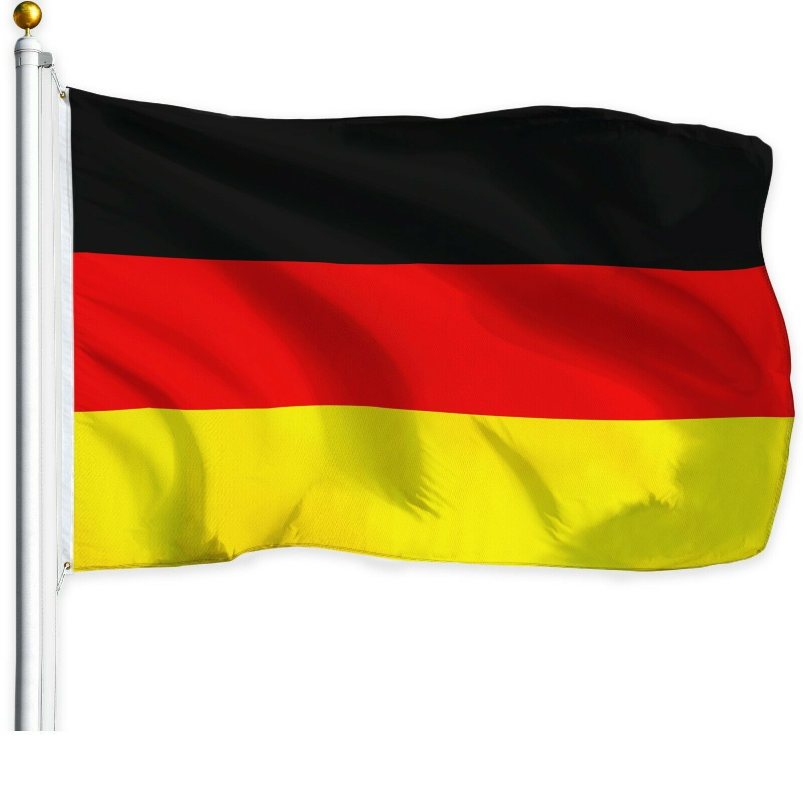 G128 - New 3x5 Ft German Germany Flag With Brass Grommets Usa Seller