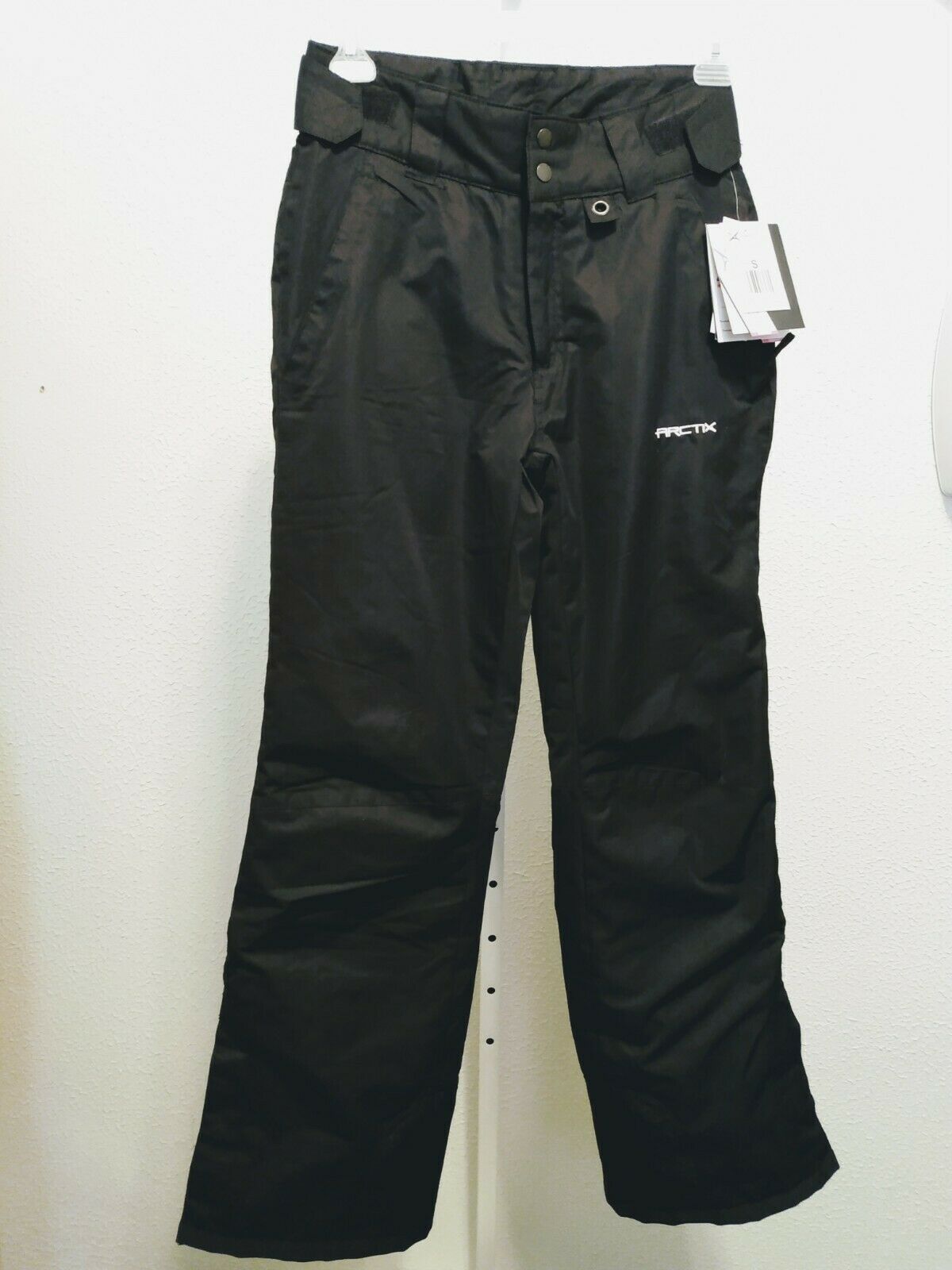 Women's Arctix Black Snow Ski Pants Zip Pockets Size S -20 F - 35 Nwt 1800-00 S
