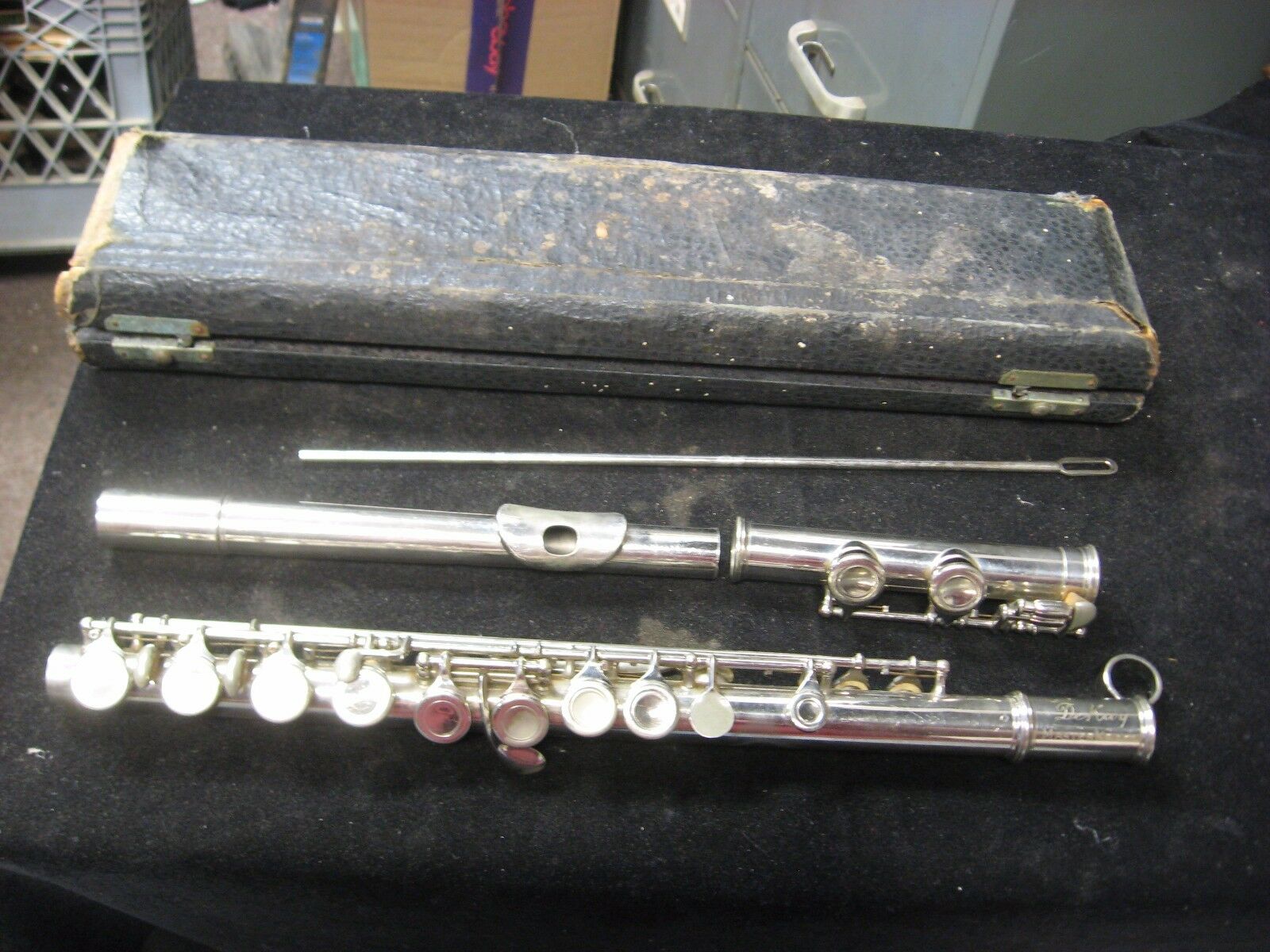 Antique Dekay Masterkraft Flute W/ Case