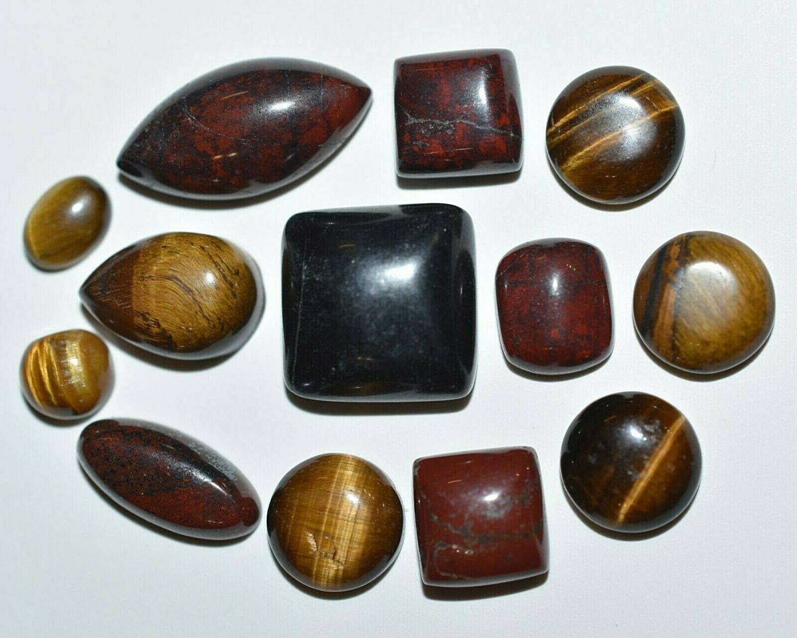 Assorted Set Of Natural Stone Cabochons For Jewelry, Wire Wrapping & Crafts