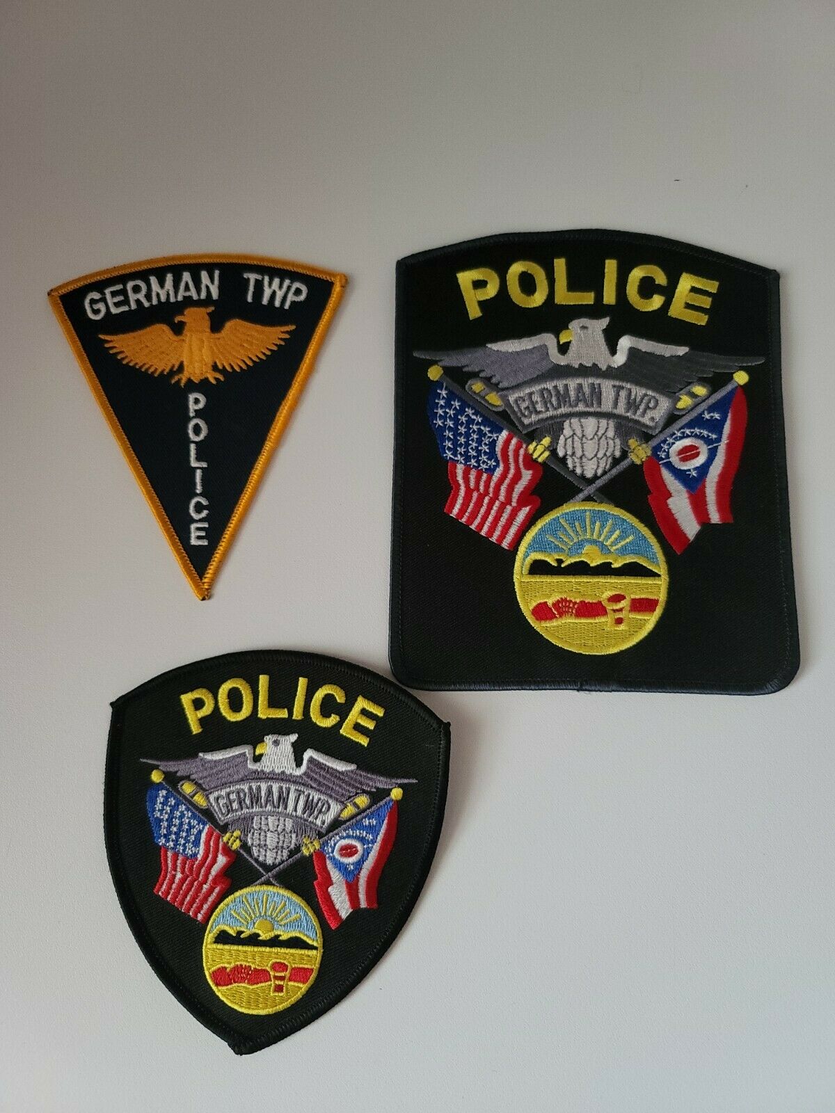 Ohio - Police Patches Lot Of 3