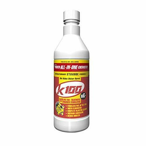 K-100 Mg All-in-one Gasoline Fuel Treatment & Additive - Eliminates Water Sta...