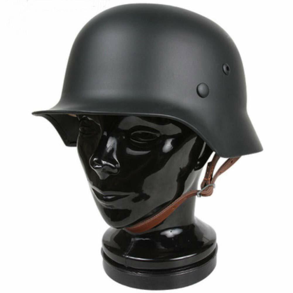 Wwii German Elite M35 Steel Helmet Stahlhelm Et68 Combat Retro Replica Headwear
