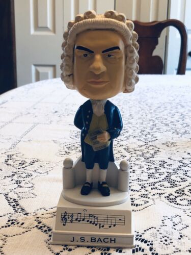 Very Rare 2003 Johann Sebastian Bach Music Composer Bobblehead! New Old Stock