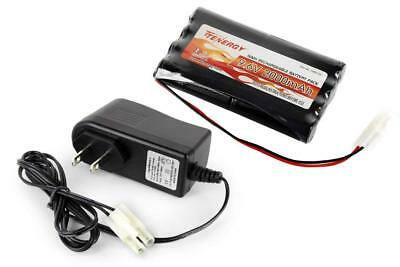 Combo Tenergy 9.6v 2000mah Nimh Rc Car Battery Pack +12v 300ma Simple Charger