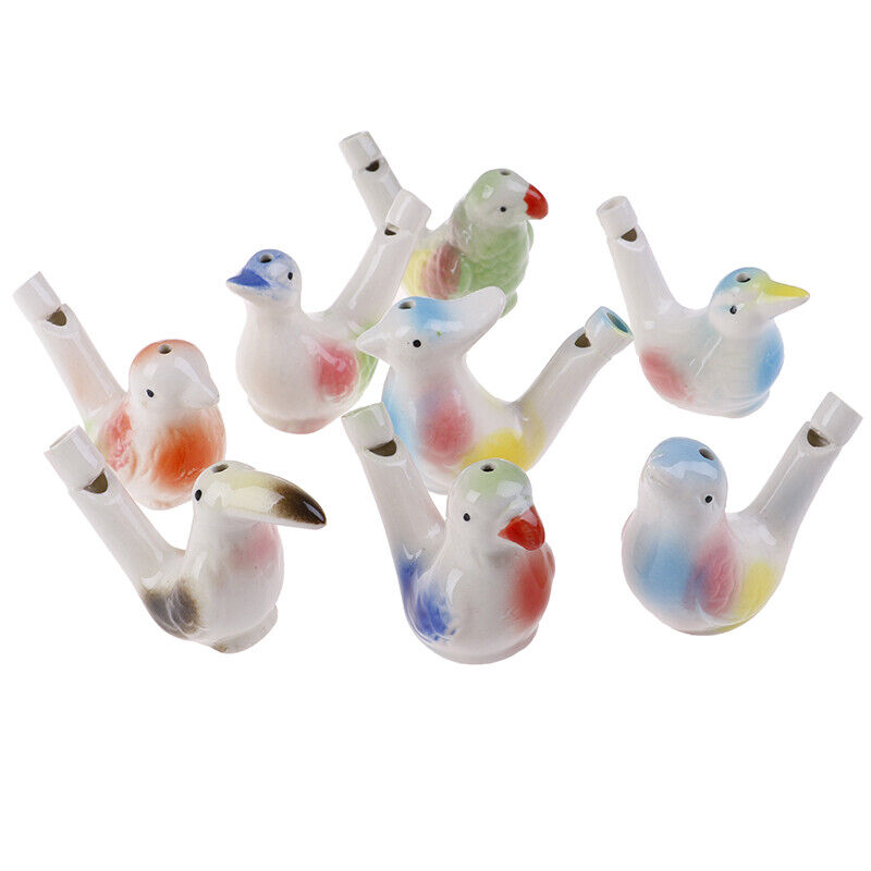 Chinese Ceramic Water Bird Whistle Kids Baby Funny Novelty Musical Toys C-xp