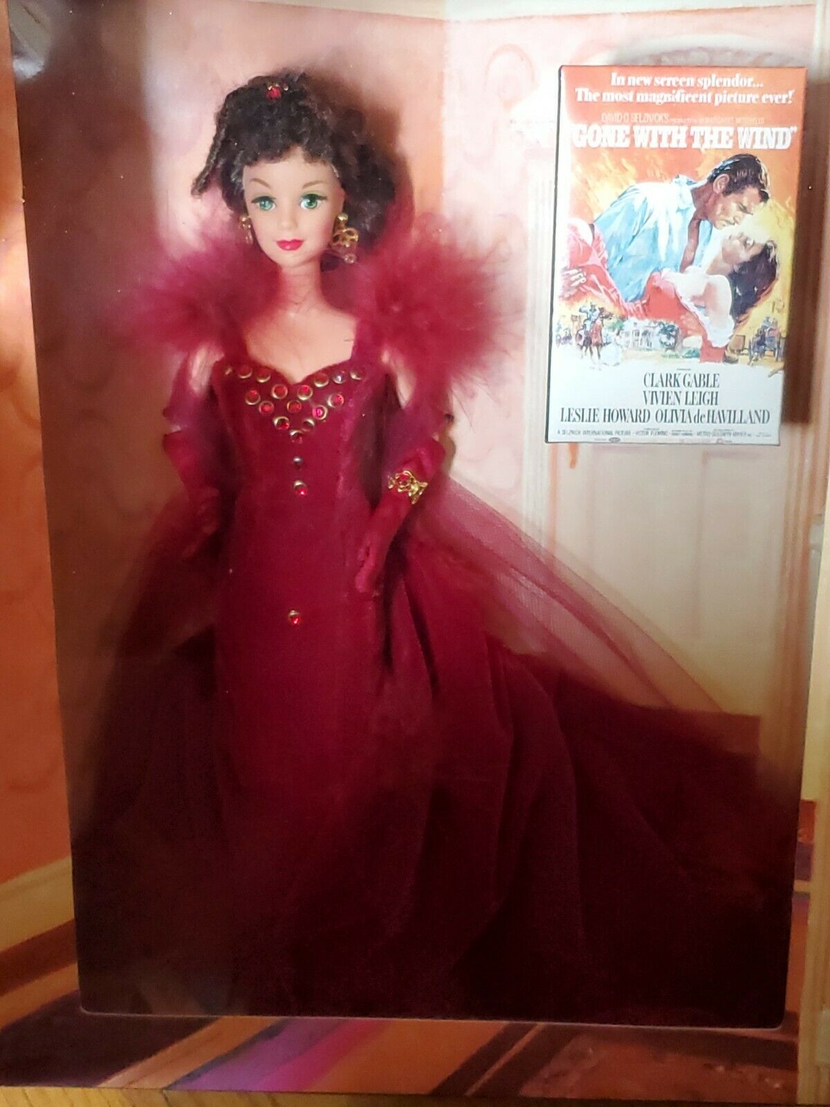 Barbie Doll As Scarlett O’hara In Red Dress, 12815
