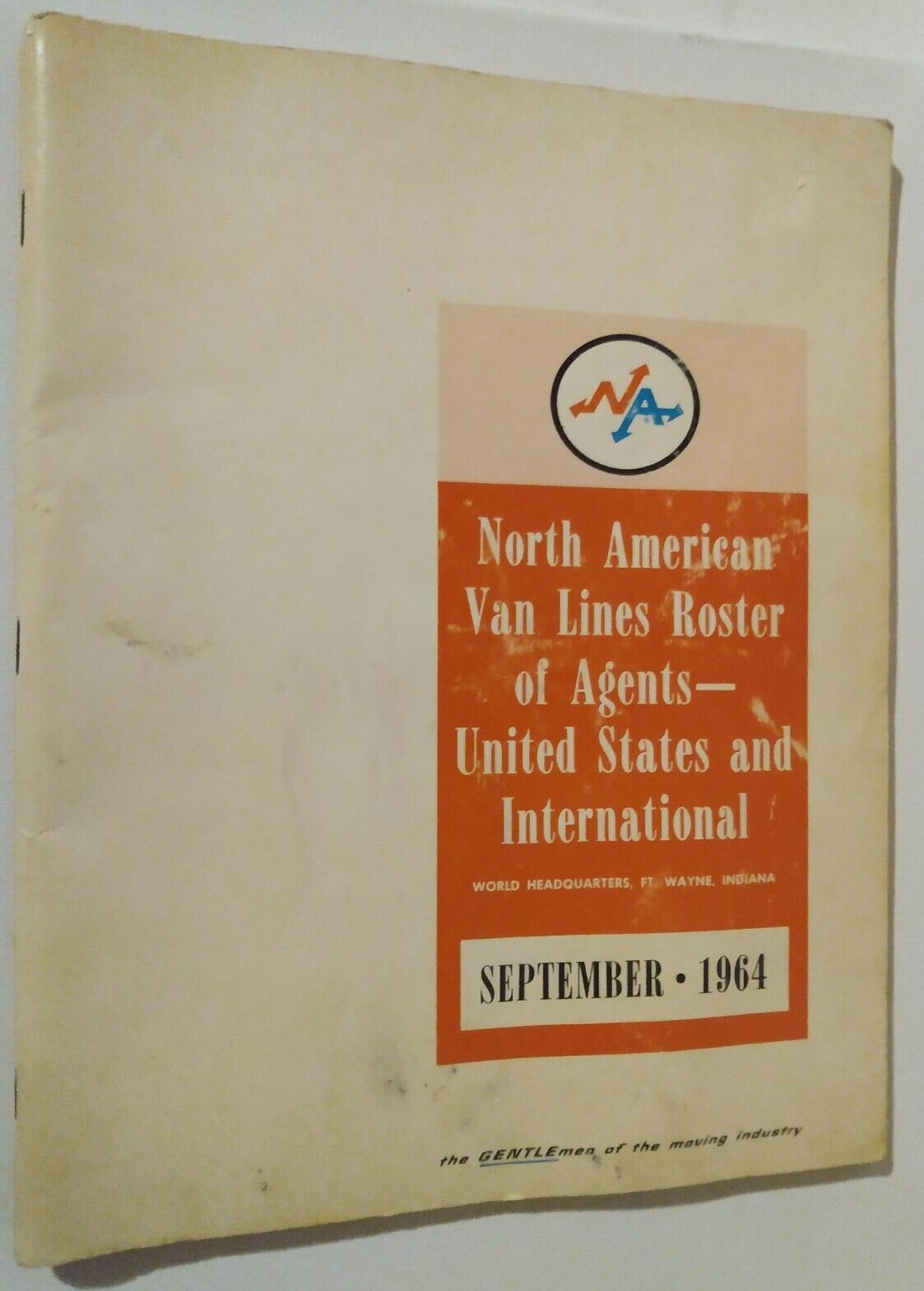 1964 North American Van Lines Roster Of Agents Catalog Us International Vintage