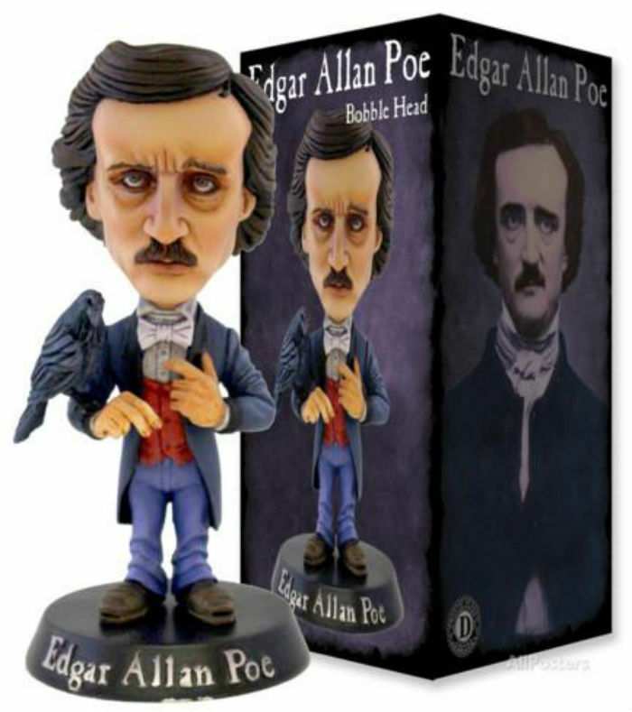 Official Edgar Allan Poe Collectible Bobblehead Bobble Head Figure