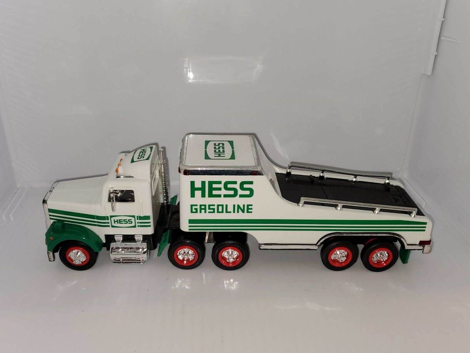 Hess Gasoline With Lights Hauling Toy Truck