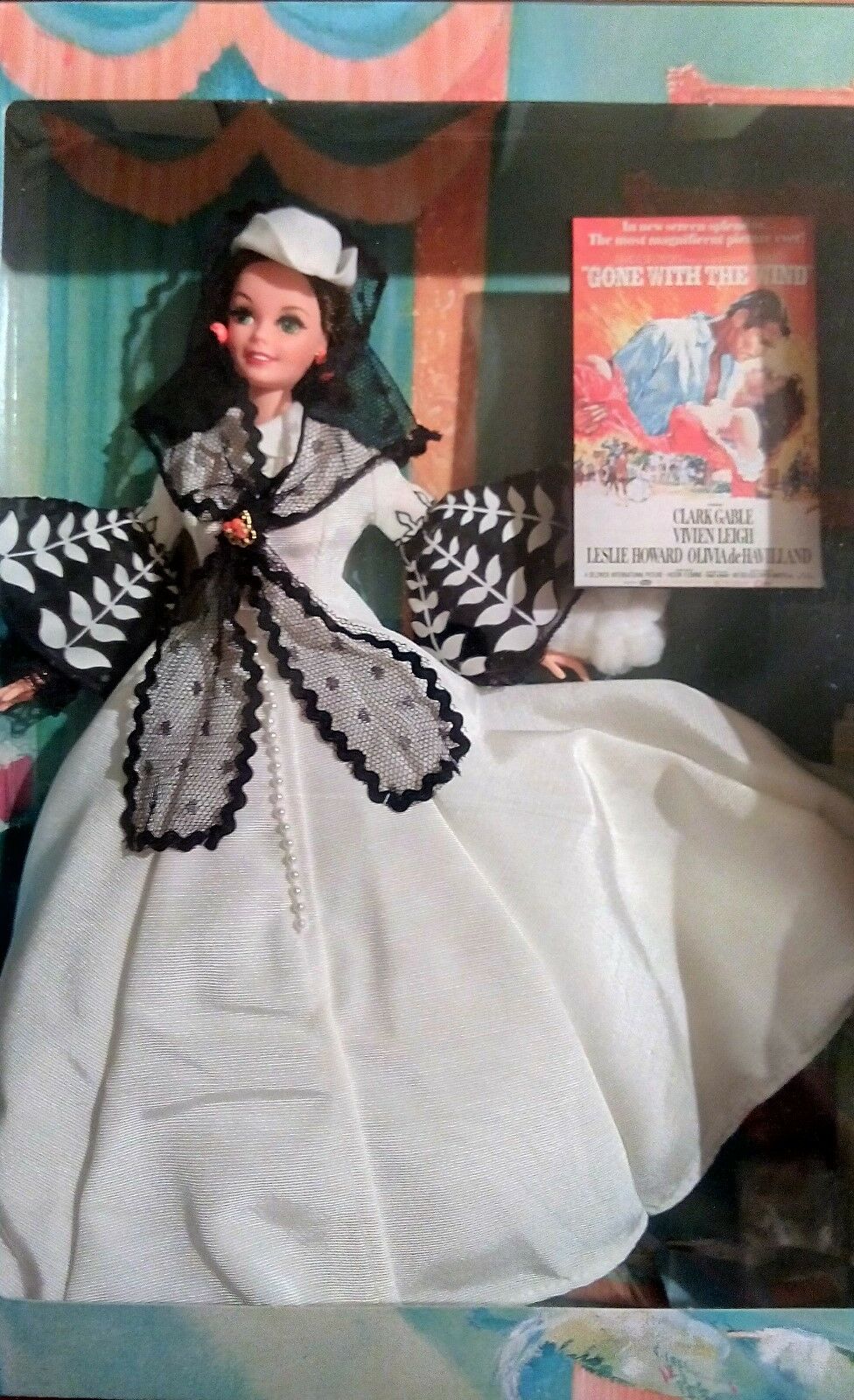 Gone With The Wind: Barbie As Scarlett O'hara 1994 Black & White Dress