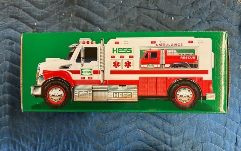 New Hess Toy Truck Ambulance And Rescue