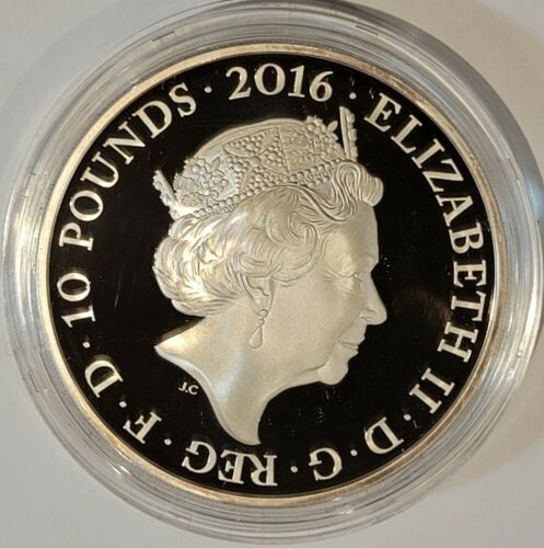 2016 U.k. Silver Proof 5-oz Coin, 90th Birthday Her Majesty The Queen, Ungraded