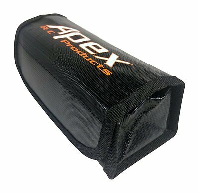 Apex Rc Products 175mmx75mmx55mm Lipo Safe Fire Resistant Charging Bag #8087