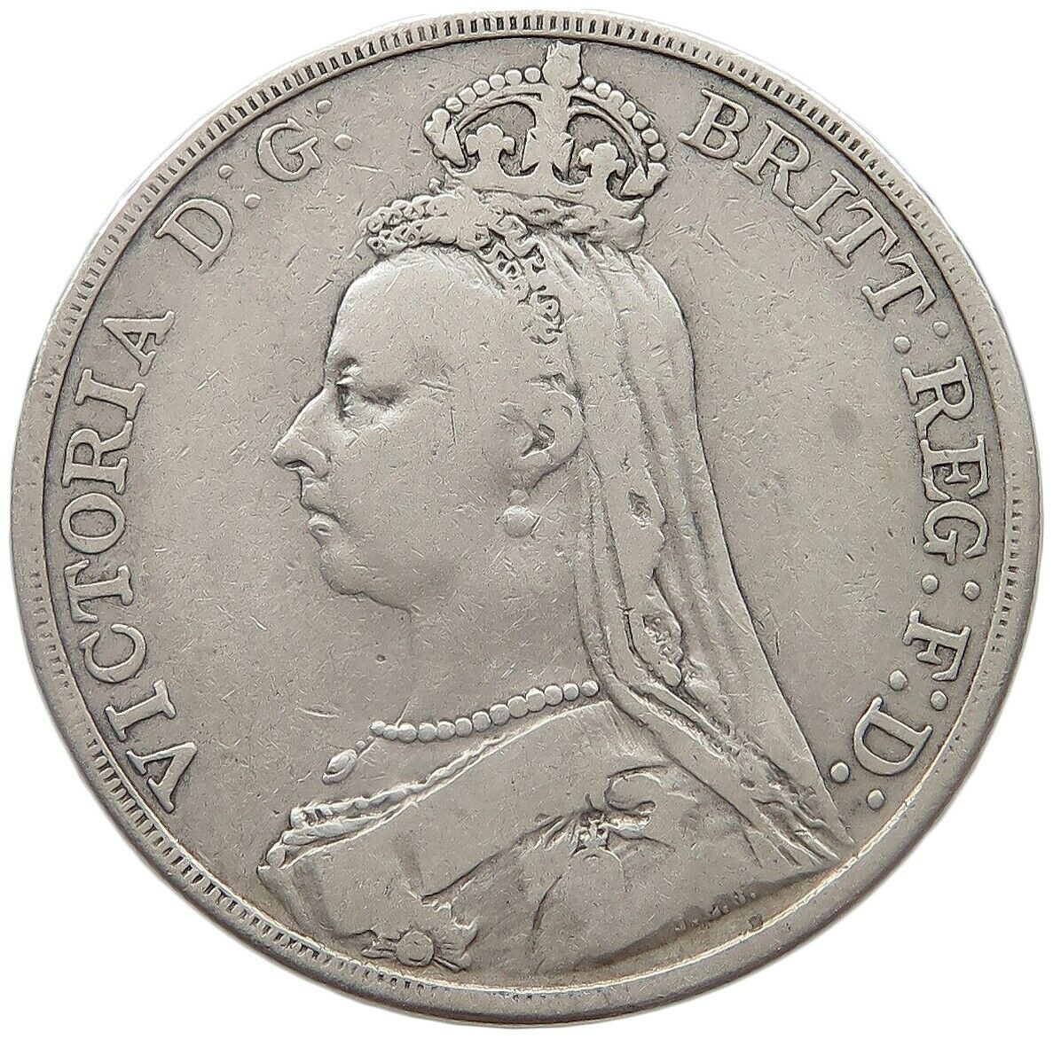 Great Britain Crown 1890 Victoria I. #t94 107